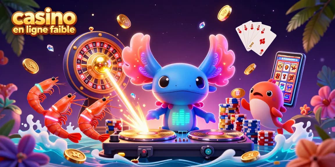 Plongez dans un univers de jeu captivant avec ce casino en ligne fiable, où un DJ axolotl anime la fête.