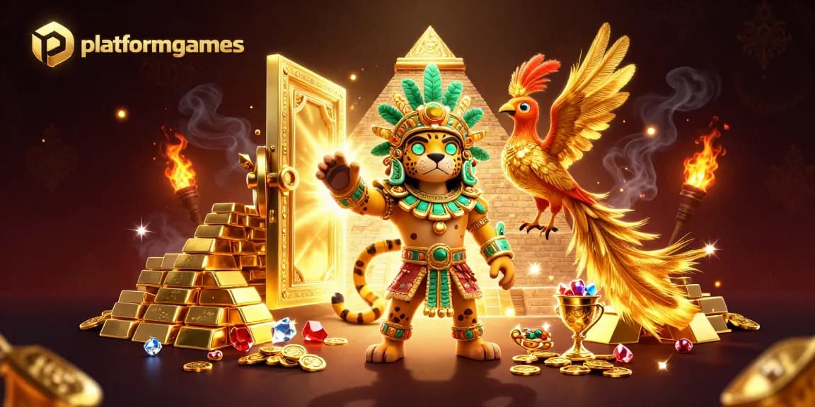 Experience thrilling gameplay on platformgames with the Mayan priest and golden treasures.
