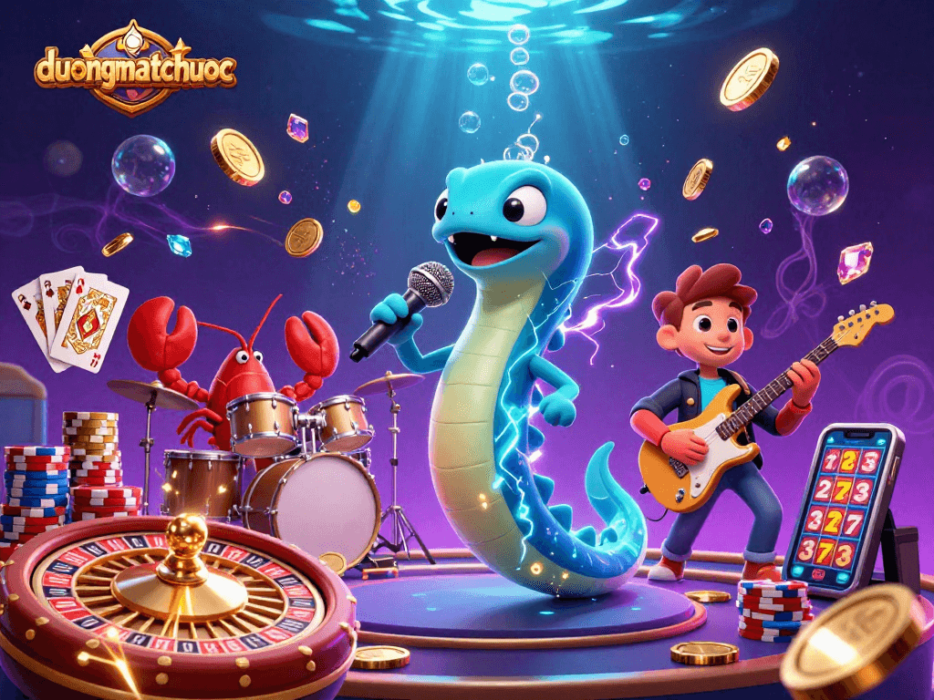 Experience the thrilling duongmatchuoc action with vibrant casino elements and dynamic characters.