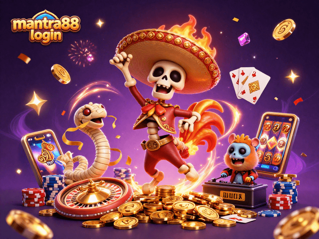 Engage in thrilling gaming action with mantra88 login and experience the excitement of vibrant slot machines and jackpots!