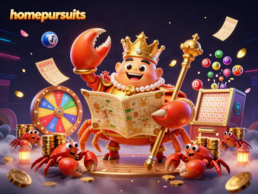 homepursuits memimpin permainan lotre dalam ilustrasi kasino yang inspiratif