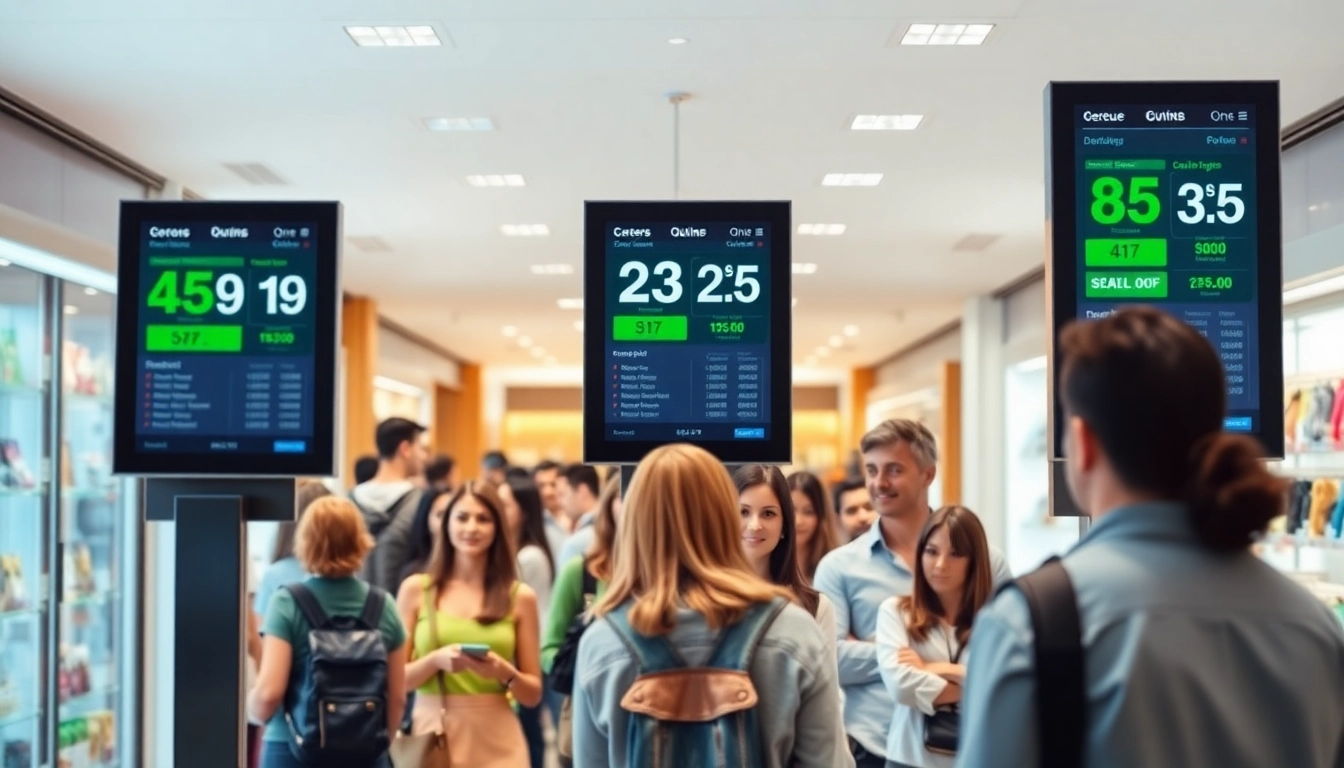 Visualize queue detection software optimizing customer flow in a retail environment.