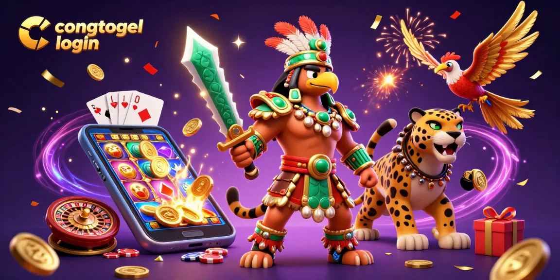 Experience the excitement of congtogel login with dynamic gaming elements and rich 3D visuals.