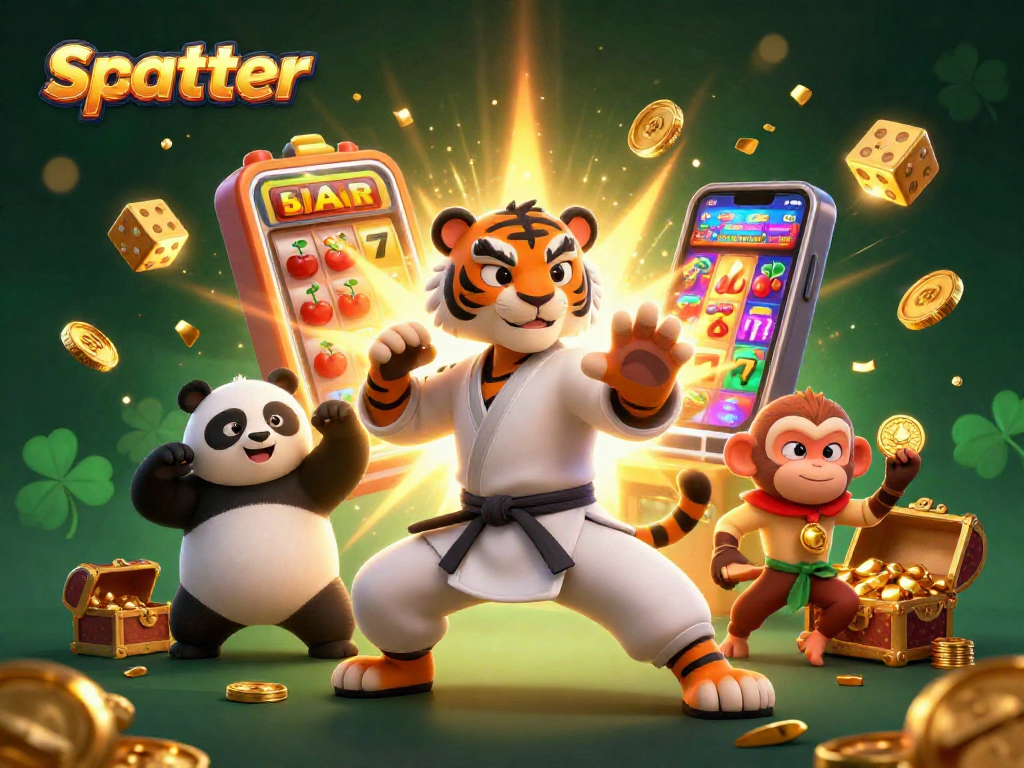Engage in thrilling casino action with scatter elements in vivid 3D illustration.