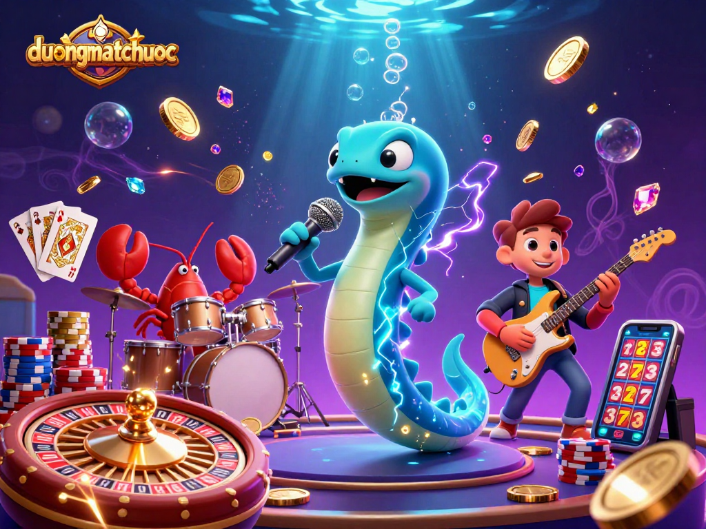 Experience the thrilling duongmatchuoc action with vibrant casino elements and dynamic characters.