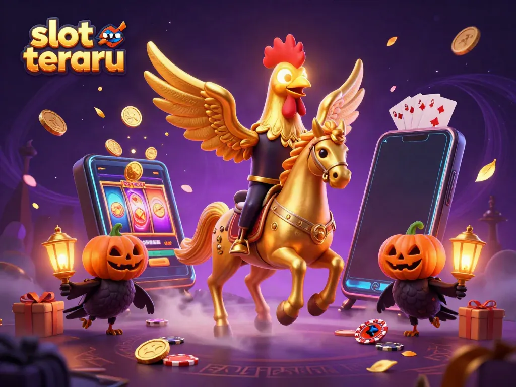 Menghadirkan slot terbaru dengan karakter ayam emas dan suasana kasino magis yang menarik perhatian.