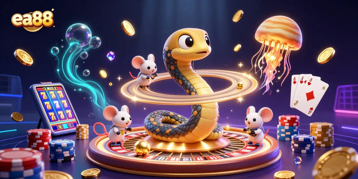 Spin the roulette wheel with ea88 as astronauts bet in a cosmic casino environment.
