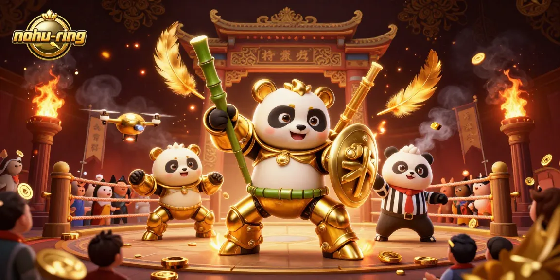 Experience thrilling gameplay in nohu-ring with a dynamic 3D illustration of engaging casino elements.