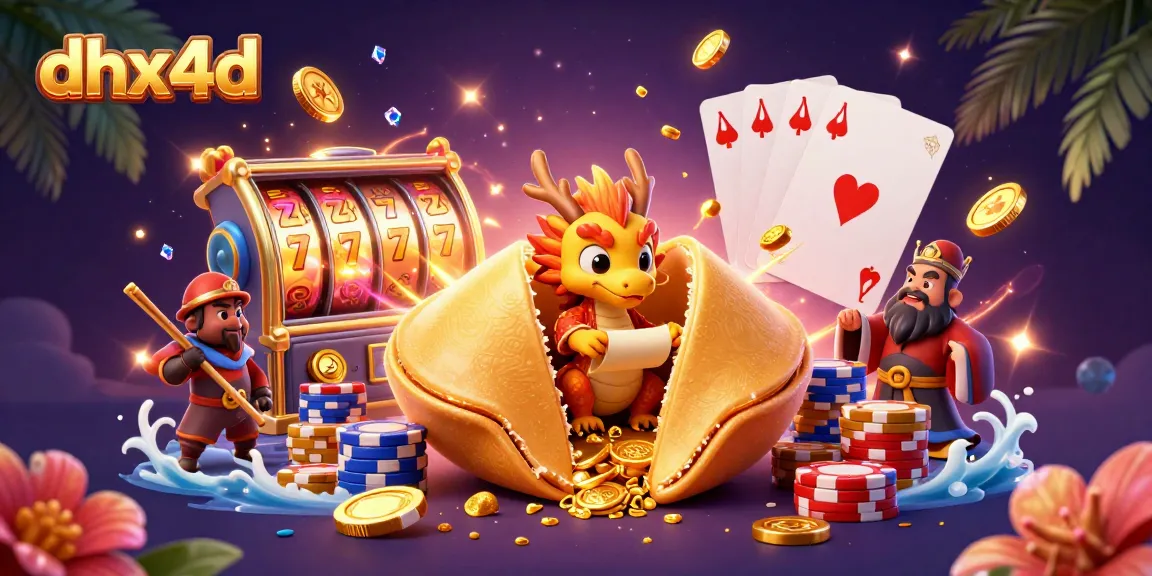 dhx4d menghadirkan ilustrasi kasino yang menampilkan keberuntungan dan strategi menarik.