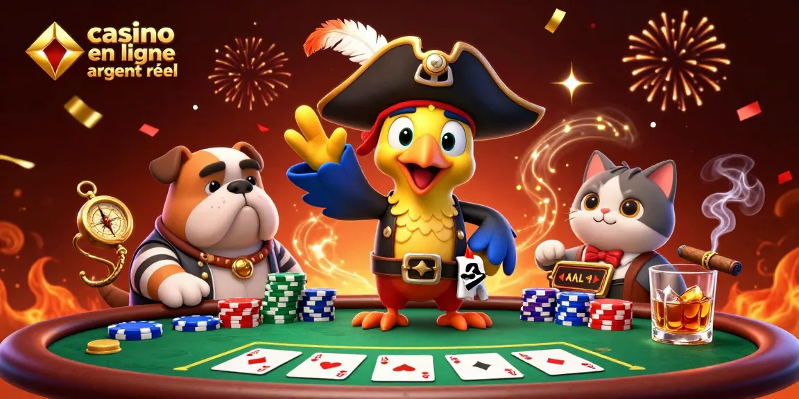 Créer de l'excitation avec le casino en ligne argent réel grâce à nos personnages captivants.