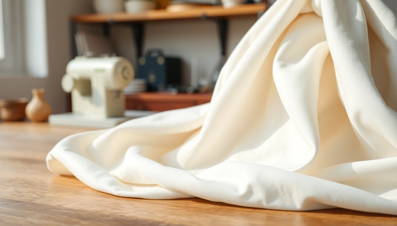 Molton per meter stof op een aantrekkelijke manier gepresenteerd voor textielliefhebbers.