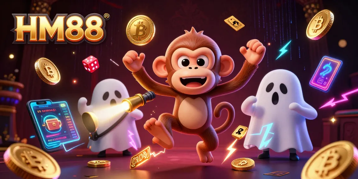 Experience thrilling gameplay at HM88 while exploring vibrant golden juggled casino items.