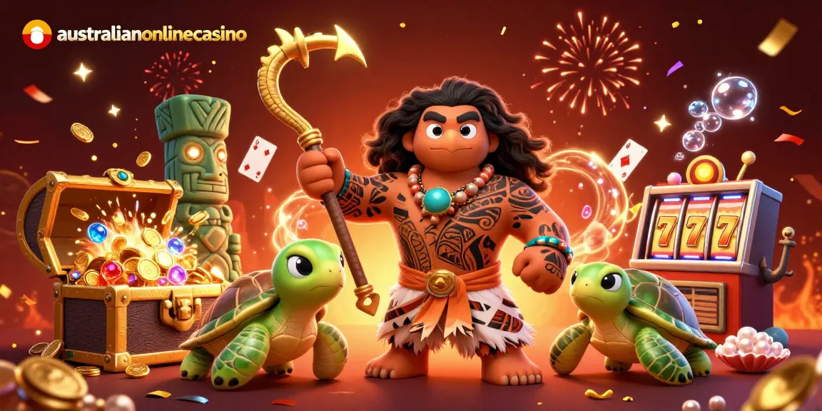 Experience vibrant excitement with australianonlinecasino as thrilling casino elements fill the scene.
