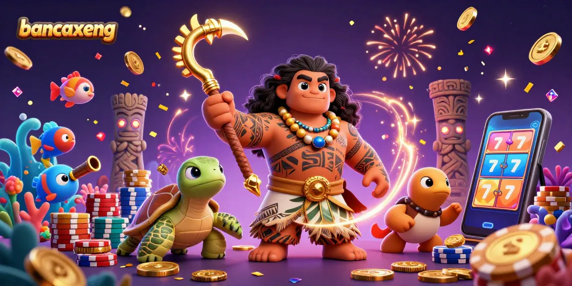 Experience thrilling fish hunting with bancaxeng, featuring demigod characters and dynamic casino elements.