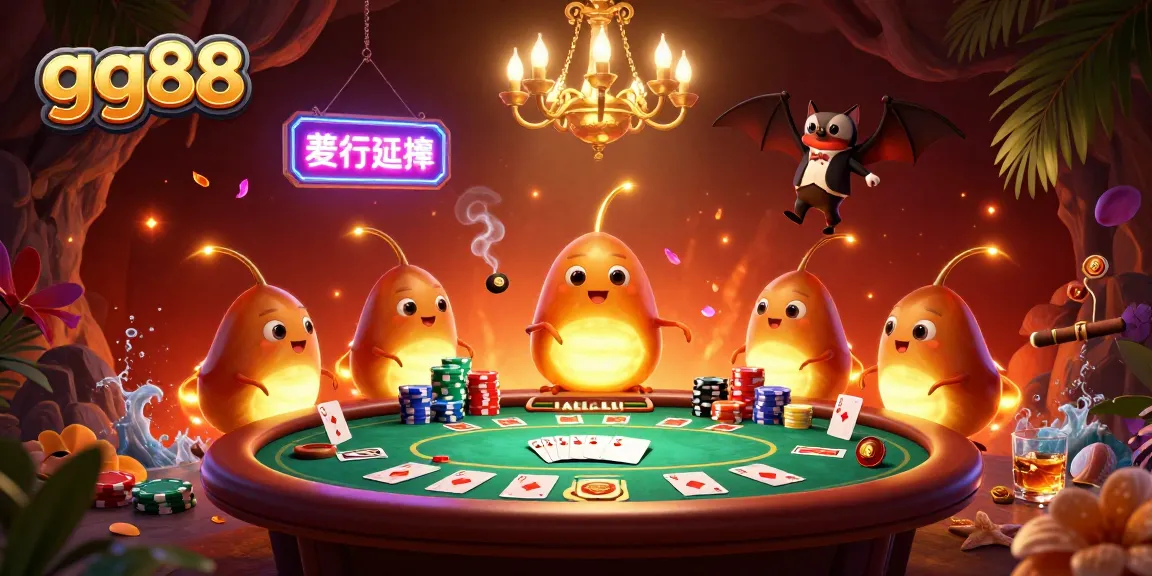 Experience thrilling gameplay with gg88 in a vivid cave casino illuminated by glowing elements.