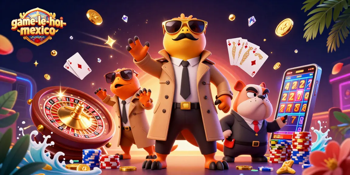 Experience the excitement of game-le-hoi-mexico with raptors in disguise and vibrant casino elements.