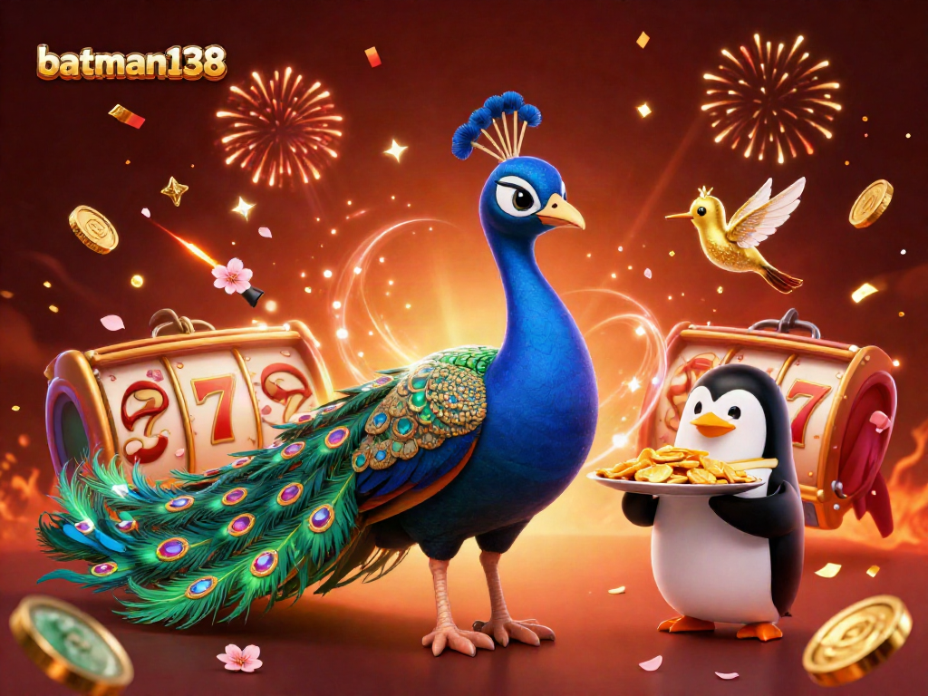 Engage with batman138 at the casino showcasing vibrant 3D characters and dynamic slot elements.