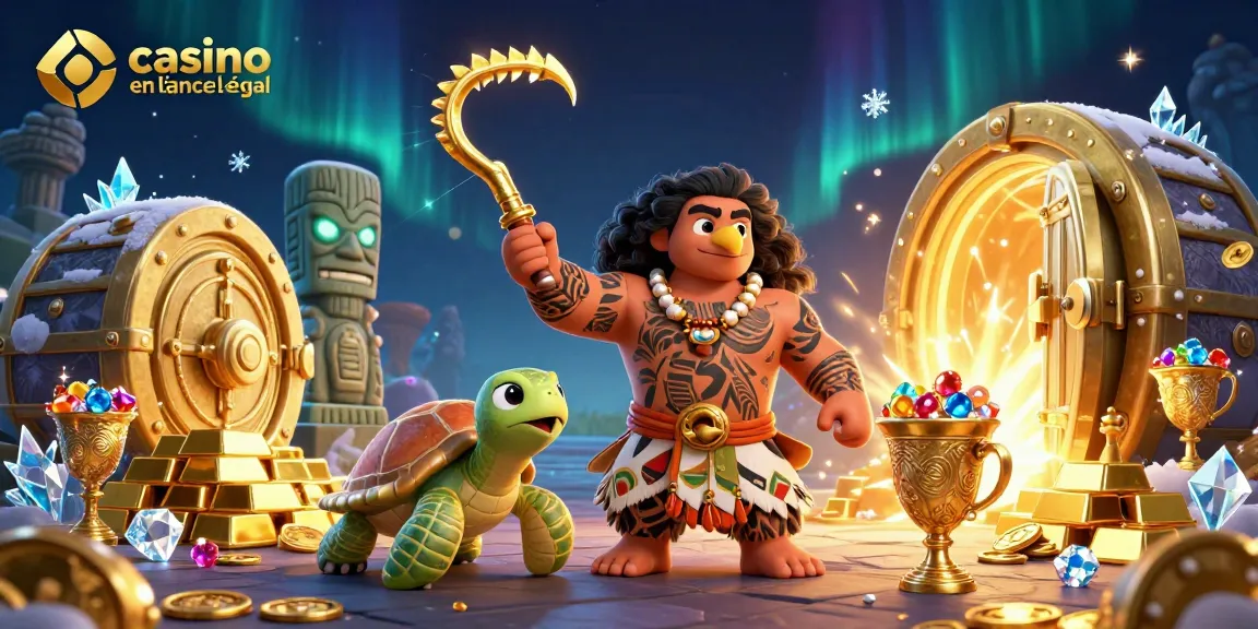 Jouez au casino en ligne France légal avec le démonstrateur Maui et des trésors scintillants.