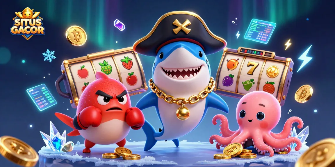 Spin to win at SITUS GACOR with vibrant slot games and animated casino characters.