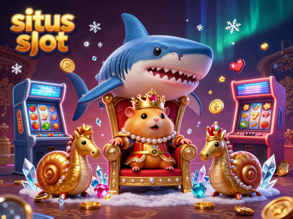 Engage with exciting situs slot adventures featuring a hamster king and vibrant jackpot symbols.