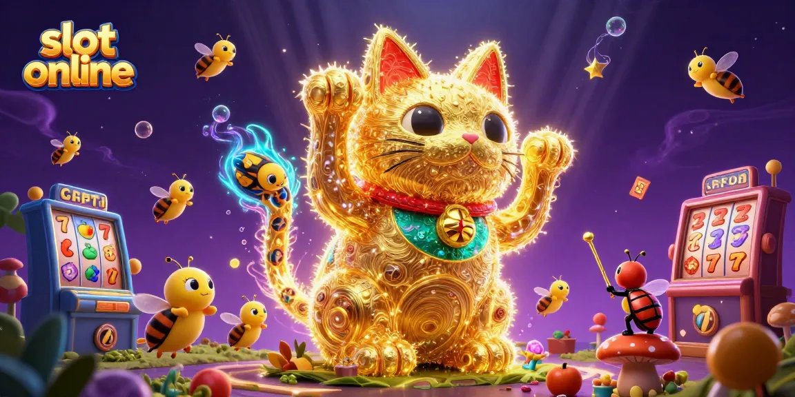 Engage with thrilling slot online adventures featuring a giant lucky cat and dynamic game elements.