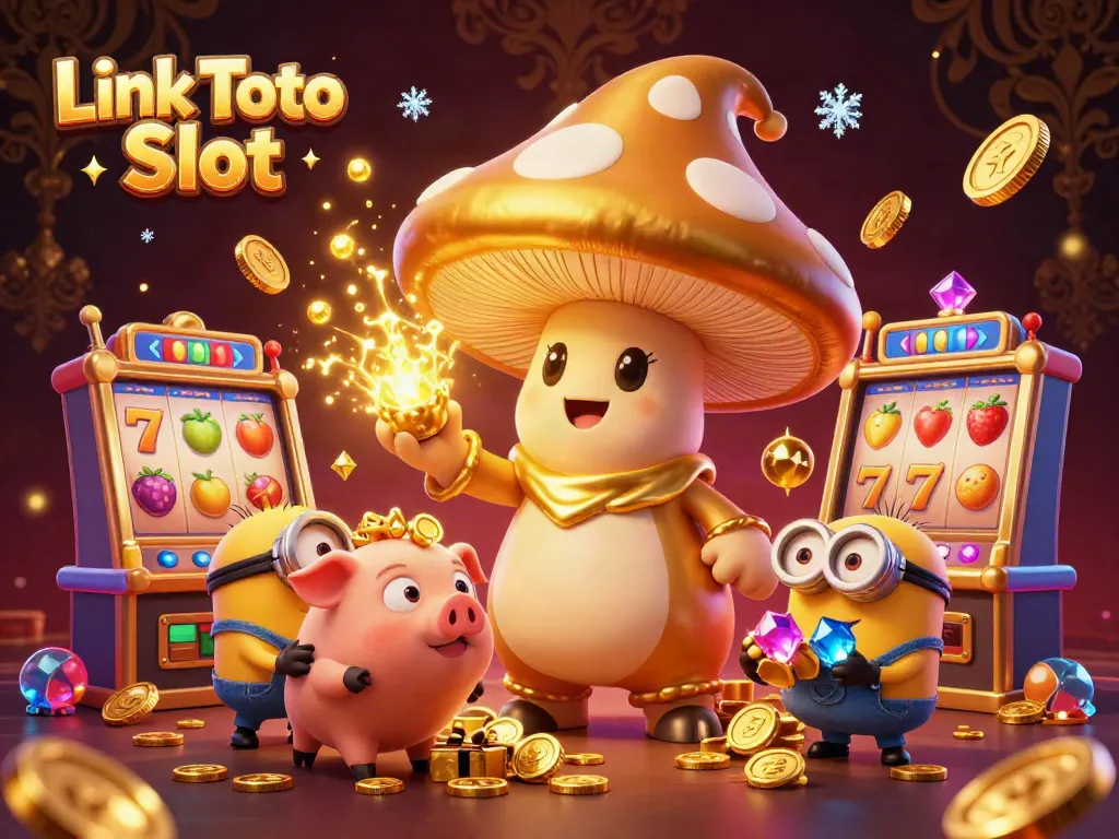 Memenangkan jackpot dengan Link Toto Slot pada mesin slot berwarna-warni yang mempesona.